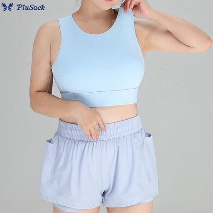 Plus Size Shock-resistant Wireless Sports Bra