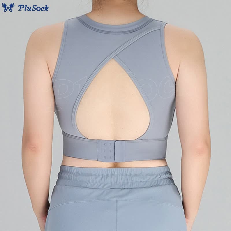 Plus Size Shock-resistant Wireless Sports Bra