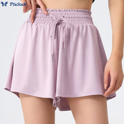 Plus Size High Waist Quick Dry Sports Short