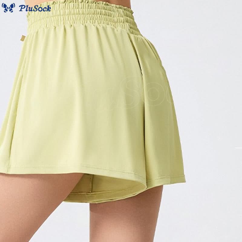 Plus Size High Waist Quick Dry Sports Short