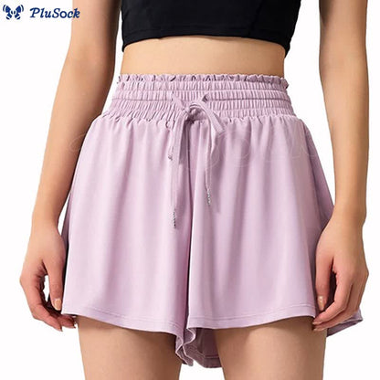 Plus Size High Waist Quick Dry Sports Short