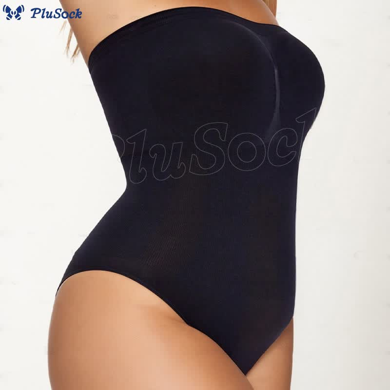 Plus Size Seamless Strapless Shapewear Bodysuit