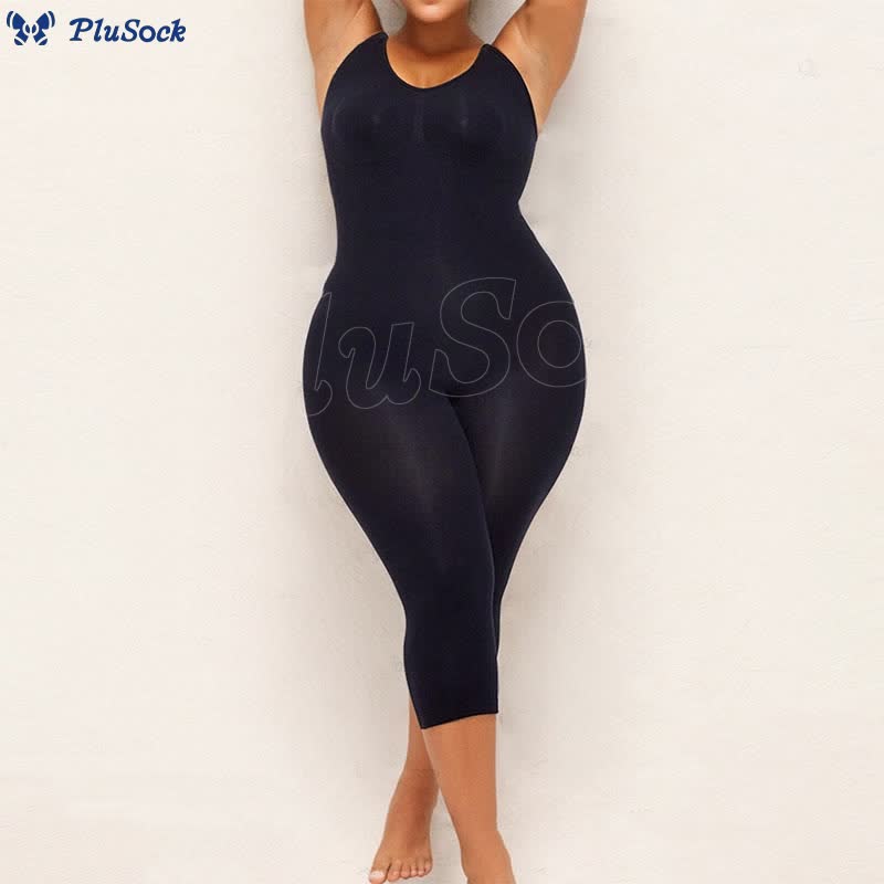 Plus Size Seamless One-piece Bodysuit