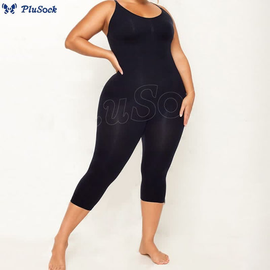 Plus Size Seamless One-piece Bodysuit