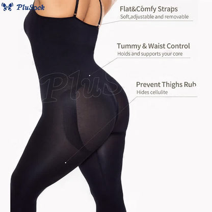 Plus Size Seamless One-piece Bodysuit