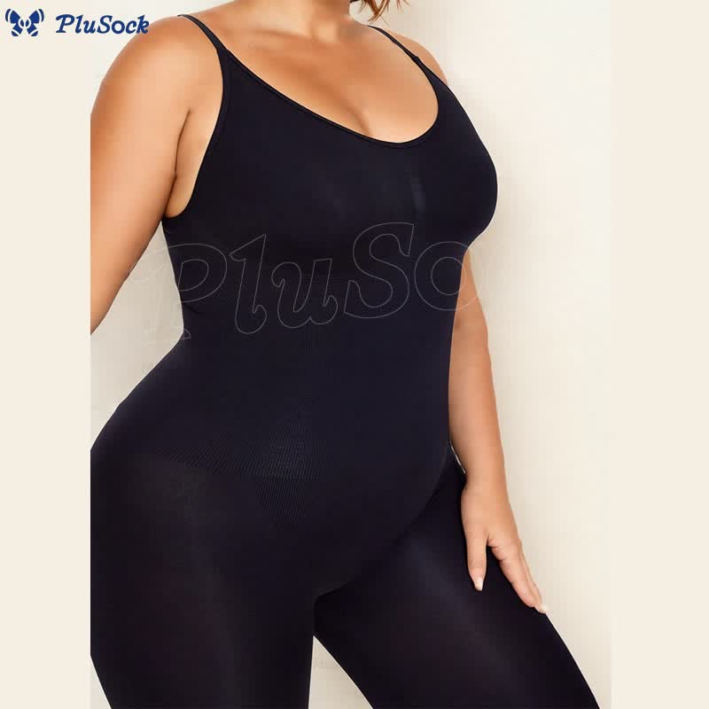 Plus Size Seamless One-piece Bodysuit