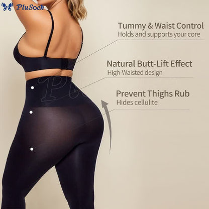 Plus Size High Waist Seamless Body Shaper Capri