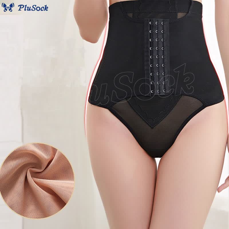 Plus Size Tummy Control High Waist Shapewear Thong