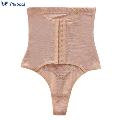 Plus Size Tummy Control High Waist Shapewear Thong