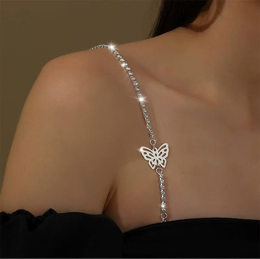 Sexy Rhinestone Shoulder Strap Chain (3 Pairs)