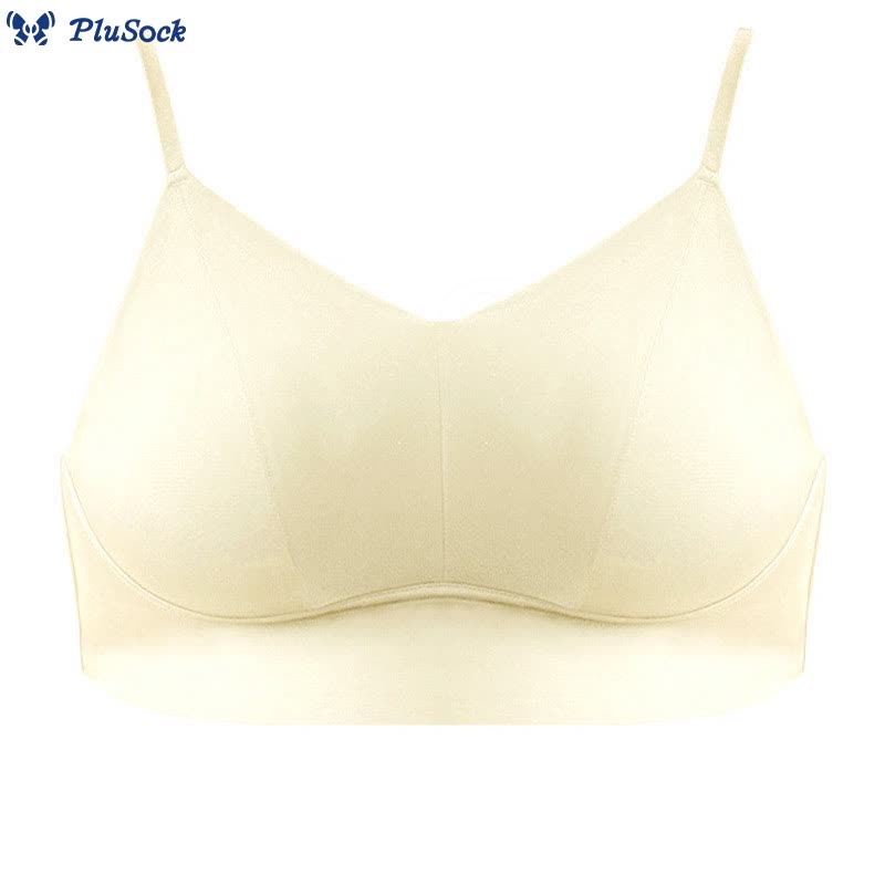 Plus Size Thin Seamless Full Coverage Wireless Bra