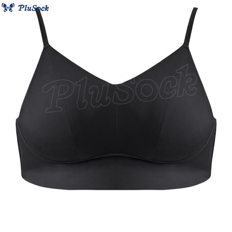 Plus Size Thin Seamless Full Coverage Wireless Bra