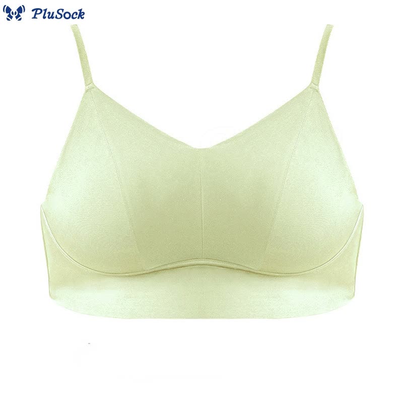 Plus Size Thin Seamless Full Coverage Wireless Bra