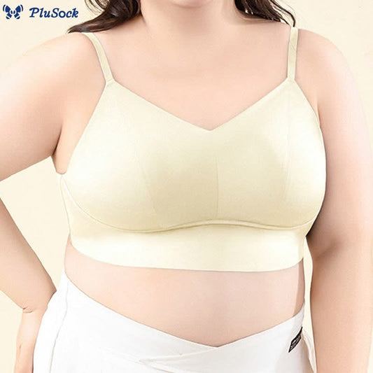 Plus Size Thin Seamless Full Coverage Wireless Bra