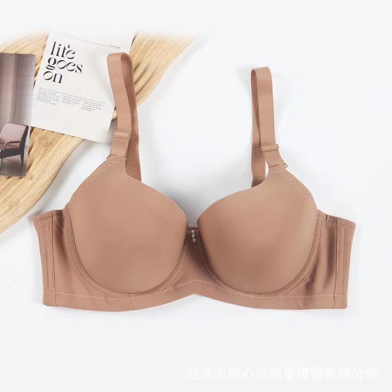 Thin Smooth Seamless Push-up Underwire Bra