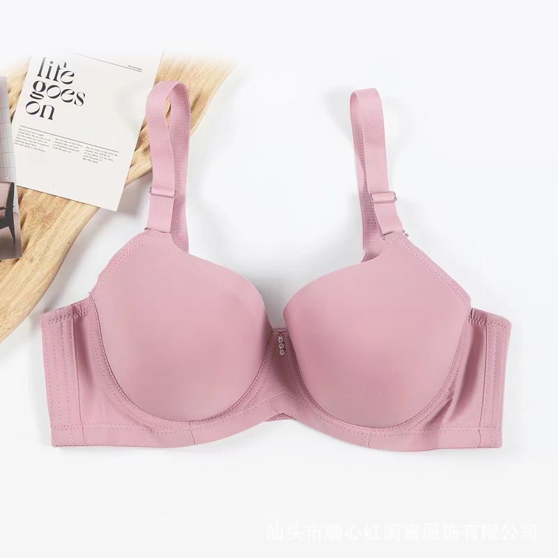 Thin Smooth Seamless Push-up Underwire Bra