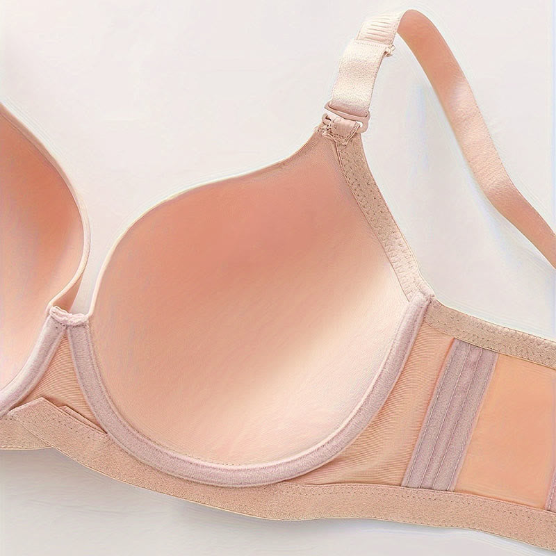 Thin Smooth Seamless Push-up Underwire Bra