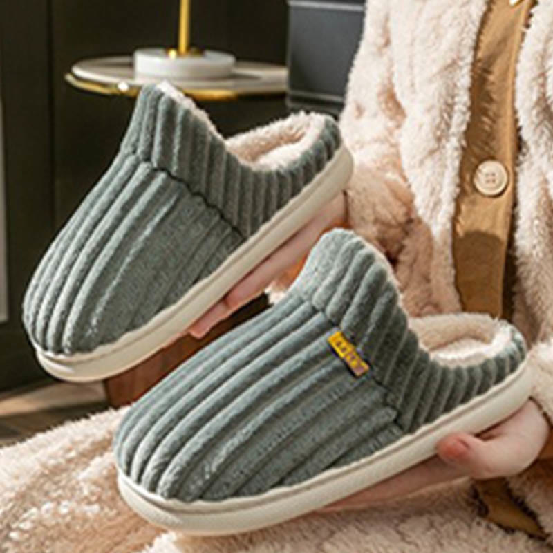 Plus Size Couple Indoor Slippers