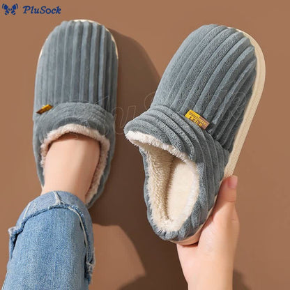 Plus Size Couple Indoor Slippers