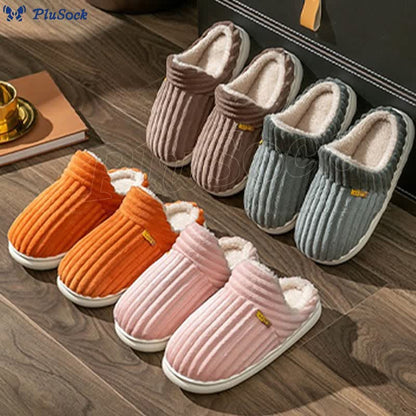 Plus Size Couple Indoor Slippers