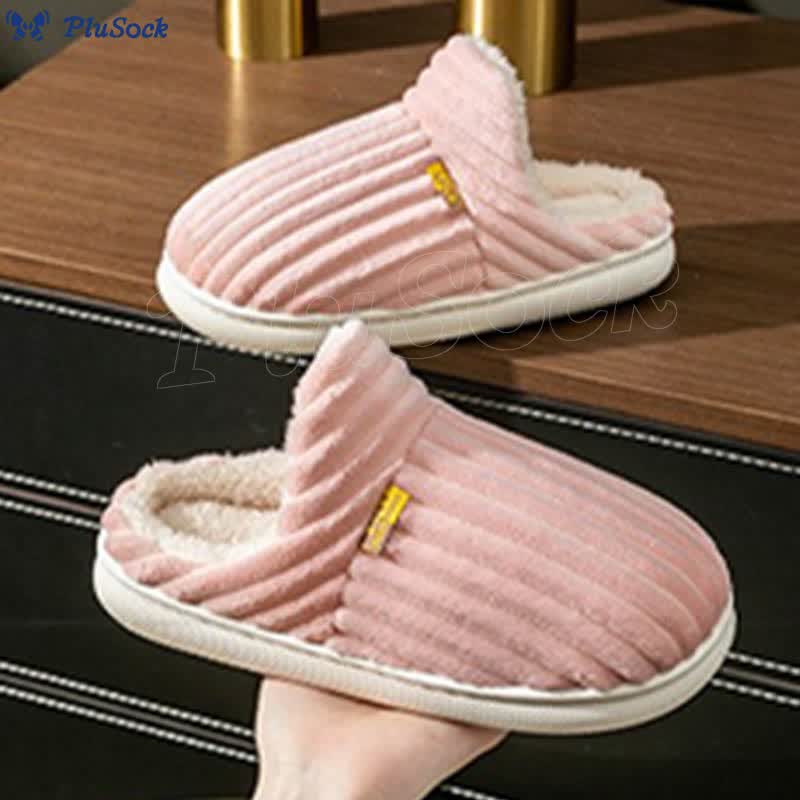 Plus Size Couple Indoor Slippers