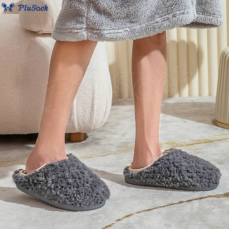 Plus Size Plush Soft Slippers