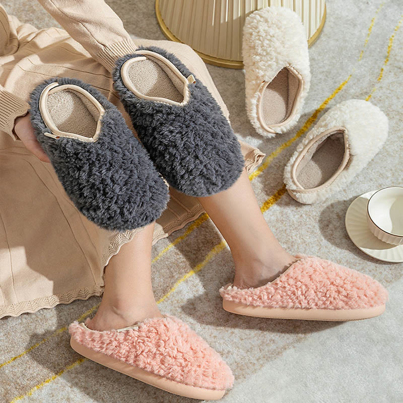 Plus Size Plush Soft Slippers