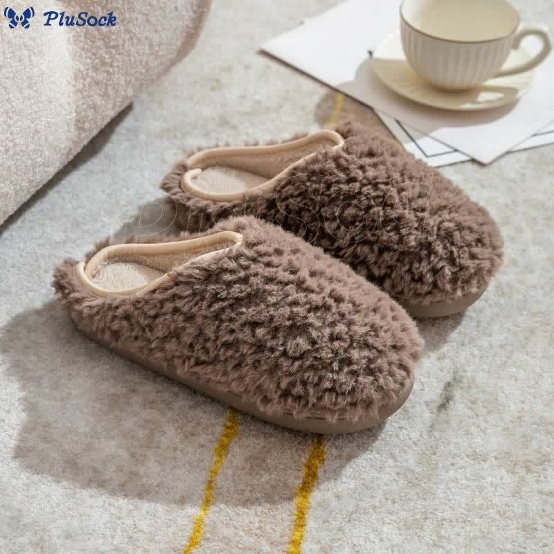 Plus Size Plush Soft Slippers