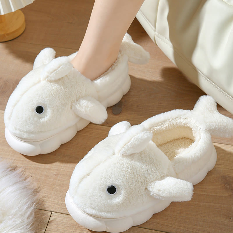 Plus Size Cute Whale Slippers