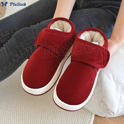 Plus Size Fuzzy Thickened Slippers