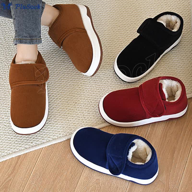 Plus Size Fuzzy Thickened Slippers