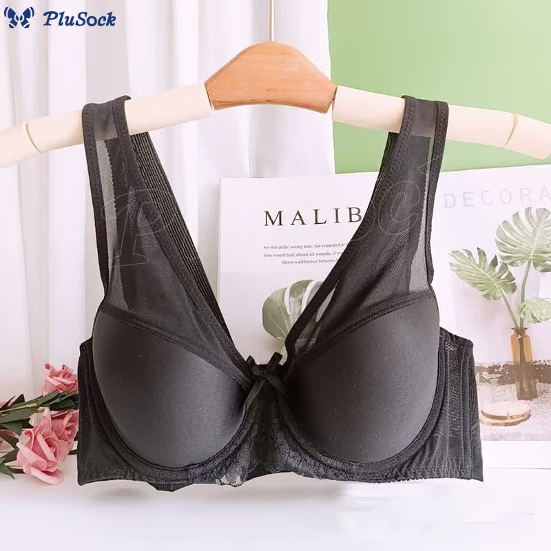 Plus Size Full Coverage Thin Cotton Underwire Bra