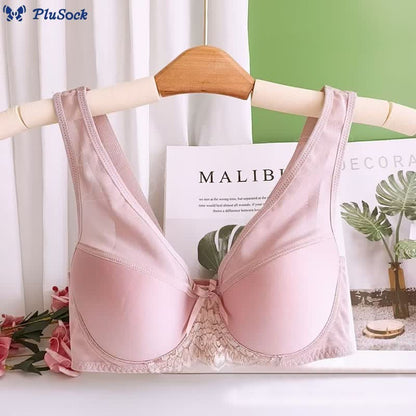 Plus Size Full Coverage Thin Cotton Underwire Bra