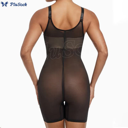 Seamless Mesh Tummy Control Shapewear Bodysuit