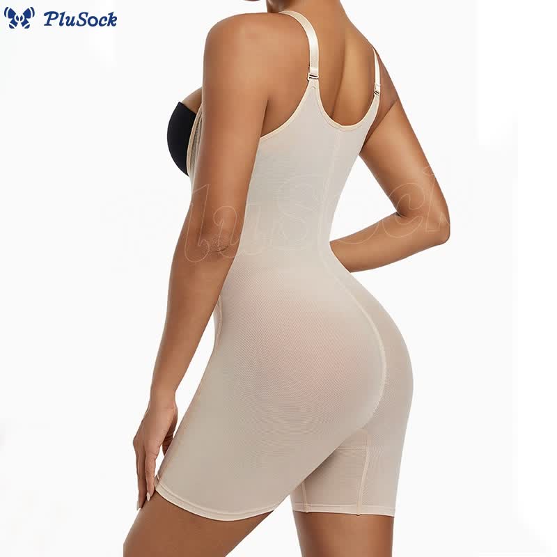 Seamless Mesh Tummy Control Shapewear Bodysuit