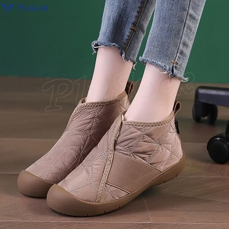 Plus Size Waterproof Warm Slippers