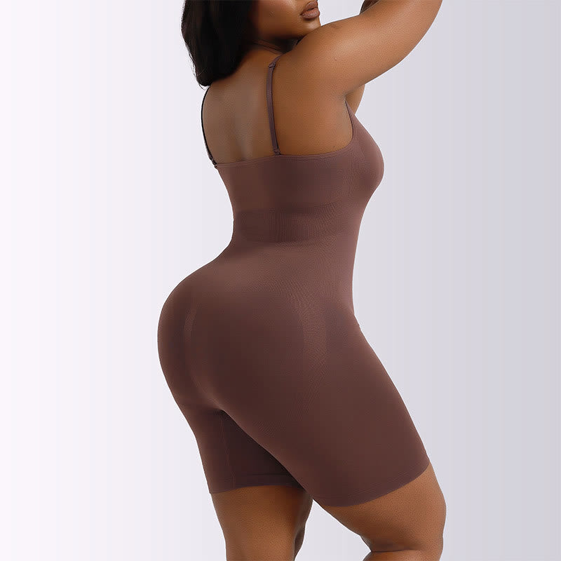 Plus Size Seamless Hip-lifting Shapewear Bodysuit