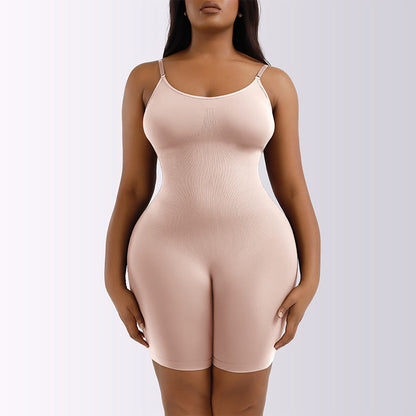 Plus Size Seamless Hip-lifting Shapewear Bodysuit