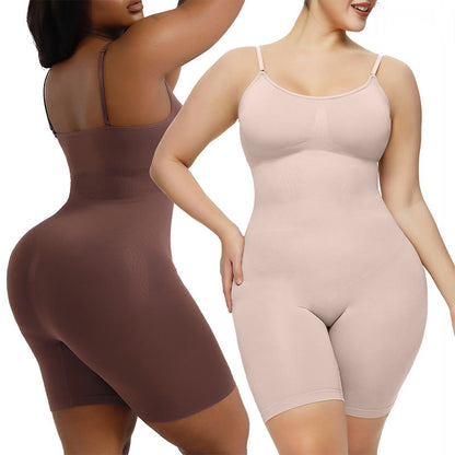 Plus Size Seamless Hip-lifting Shapewear Bodysuit