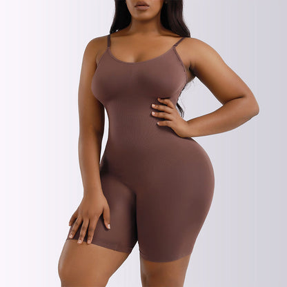 Plus Size Seamless Hip-lifting Shapewear Bodysuit