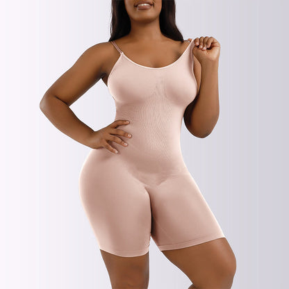 Plus Size Seamless Hip-lifting Shapewear Bodysuit