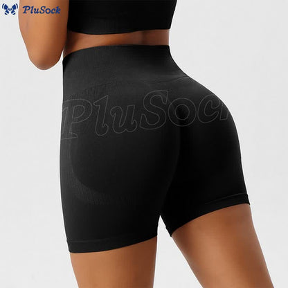 Seamless Outer Wear Sports Yoga Butt Lifting Shorts