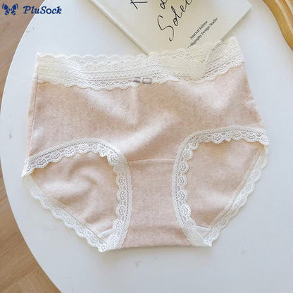 Mid-rise Lace Bow Panty(3 Packs)