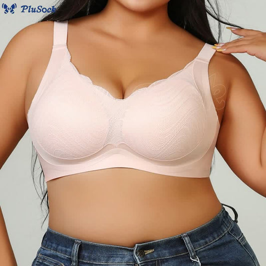 Plus Size Comfortable Full Coverage Wireless Bra