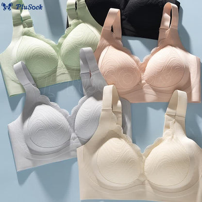 Plus Size Comfortable Full Coverage Wireless Bra