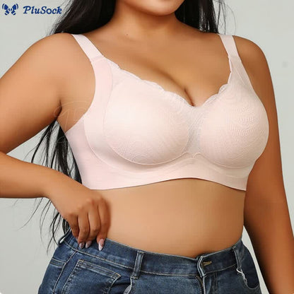 Plus Size Comfortable Full Coverage Wireless Bra