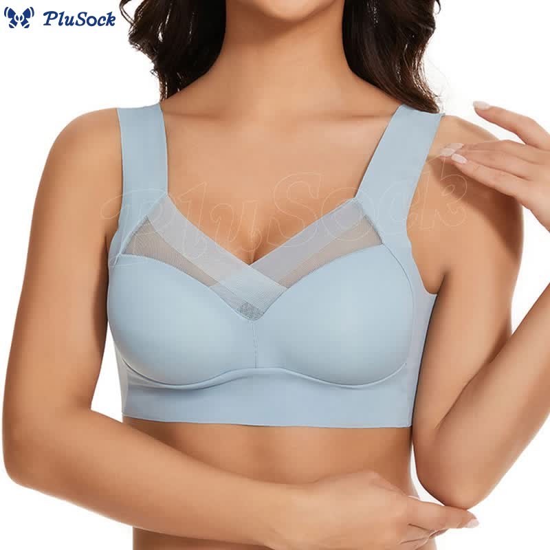 Bundle Plus Size Wireless Bras +High Waist Panty