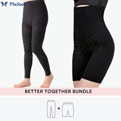 Bundle Plus Size Shapewear + Compression Tights