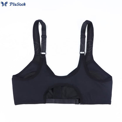 Seamless Front Buckle Full Cup Wireless Bra