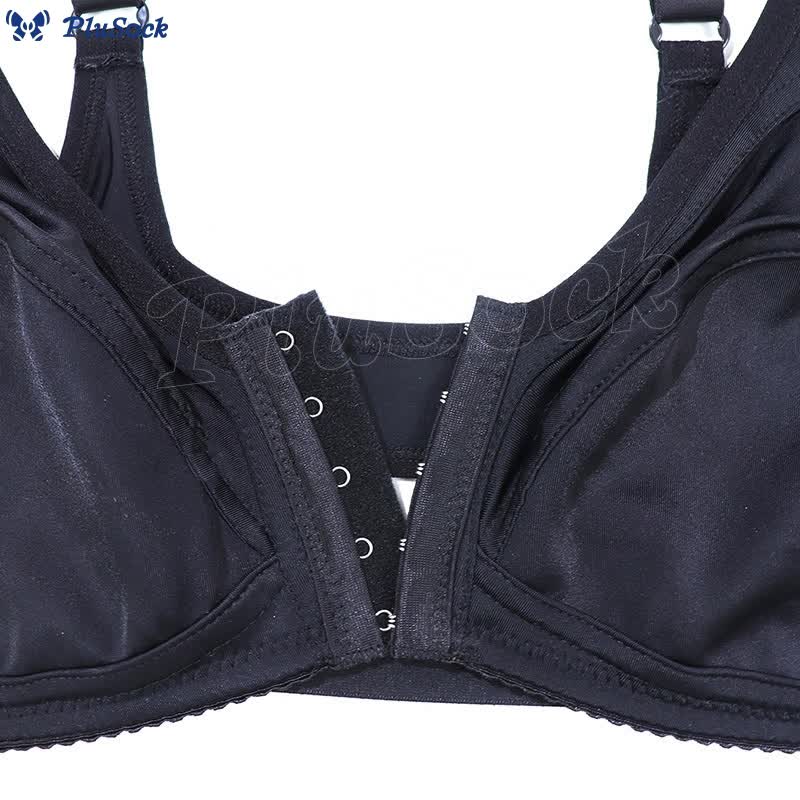 Seamless Front Buckle Full Cup Wireless Bra